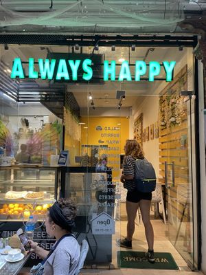 Front   at Always Happy Food co. in Kathmandu