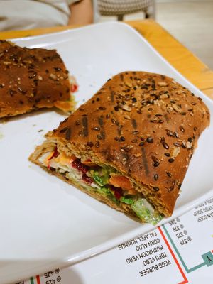 Veg Paradise sandwich  at Always Happy Food co. in Kathmandu