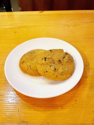 Chocolate chip cookies   at Always Happy Food co. in Kathmandu