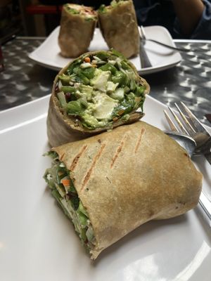 Burrito wrap with tofu  at Always Happy Food co. in Kathmandu
