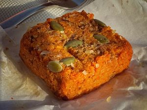 Carrot cake for breakfast 😍  at Always Happy Food co. in Kathmandu