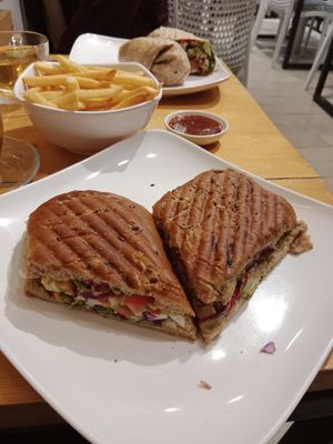 Veg Panini at Always Happy Food co. in Kathmandu