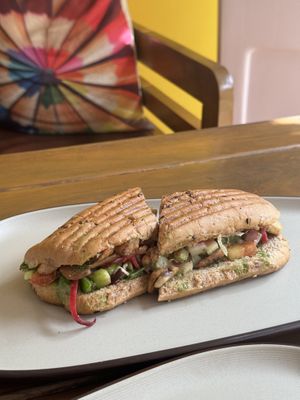 Mushroom panini  at Always Happy Food co. in Kathmandu