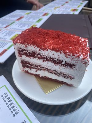 Red velvet cake   at Always Happy Food co. in Kathmandu