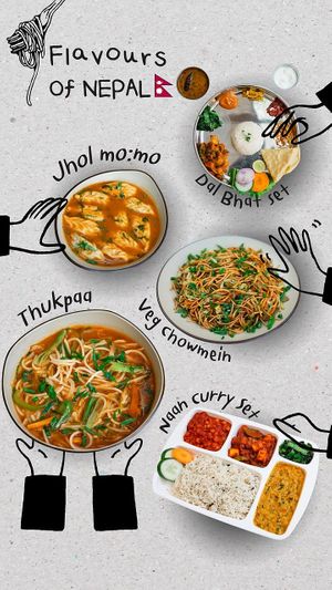  at Always Happy Food co. in Kathmandu