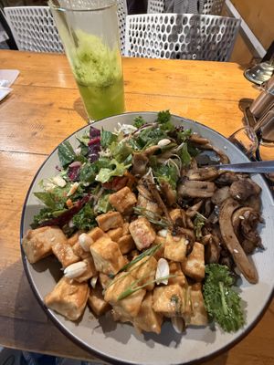 Vegan oasis in Thamel  at Always Happy Food co. in Kathmandu