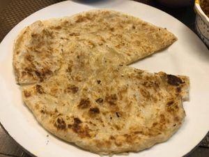 Vegan naan at Yummy India in Chiang Mai
