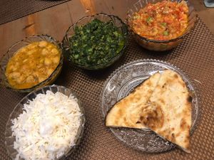 Dishes at Yummy India in Chiang Mai