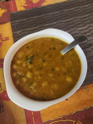 Chana masala at Yummy India in Chiang Mai
