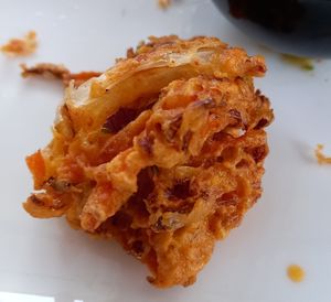 Vegetarian samosas with delicious dip sauce. at Yummy India in Chiang Mai