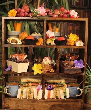 Vegan afternoon tea @the glass strawberry 🍓 at The Glass Strawberry  in Doncaster