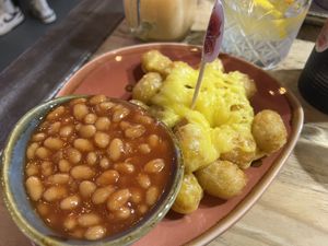 Vegan Potato puffs  at The Glass Strawberry  in Doncaster