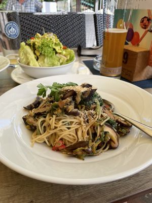 Spaghetti mit Shitake Pilzen   at Restaurant am Piburger See in Oetz