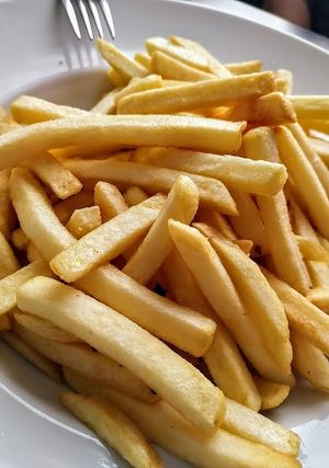 French fries at Goleta 55 in Almeria