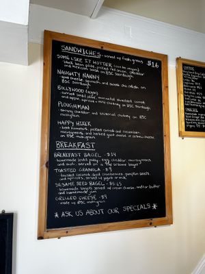   at Two Whales Coffee Shop in Port Rexton