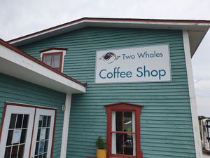  at Two Whales Coffee Shop in Port Rexton