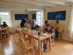  at Two Whales Coffee Shop in Port Rexton