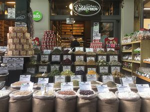organic products, products for vegan & vegetarian, non-dairy products, gluten free products, supplements, cosmetics and household goods at Green Family - Vatikiotou in Thessaloniki