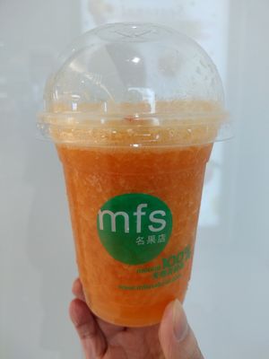 Papaya Apple Juice 木瓜蘋果 at MFS in New Territories