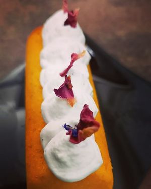 carrot cake at G(i)usto Laboratorio Culinario in Lonato