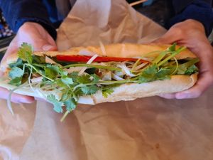 Banh mi vegan at Chi Thu - Leopoldstraße in Munich