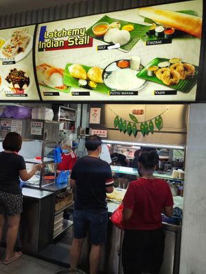 Stall front at Latchemy Indian Stall in North Singapore