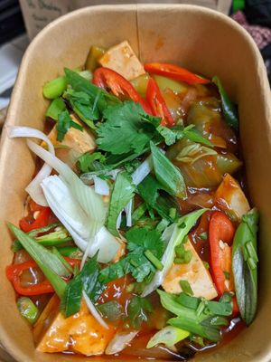 Tofu and Veg #Veganuary at Dhalings Kitchen in Birmingham