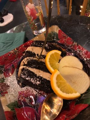 Vegan Victorian Choco Cake at Little Kook in Athens