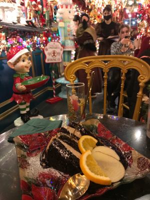 Another angle of the Victorian Choco Cake at Little Kook in Athens