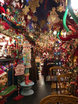 Inside decor at Little Kook in Athens