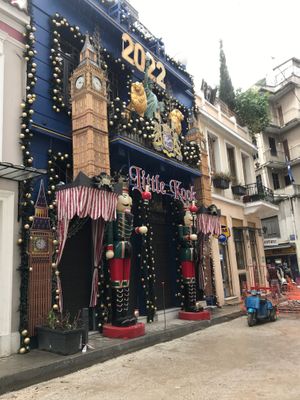 Pretty Christmas decor! at Little Kook in Athens