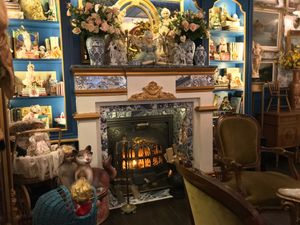 Fireplace at Little Kook in Athens