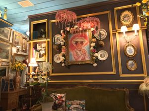 Inside decorations at Little Kook in Athens