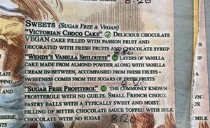 Vegan options   at Little Kook in Athens