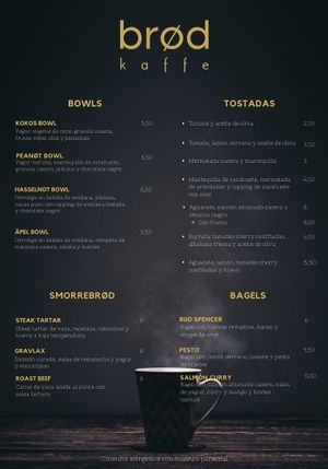 The yoghurt in the bowls can be substituted for plant based yoghurts like Soy and Coconut. at Brød Kaffe in Vigo