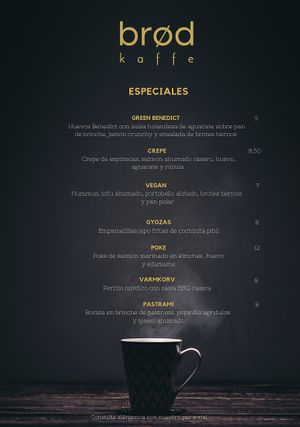 They have a Vegan special at Brød Kaffe in Vigo