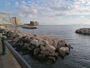 nice view but bad food... at Pizzeria Gino Sorbillo in Naples