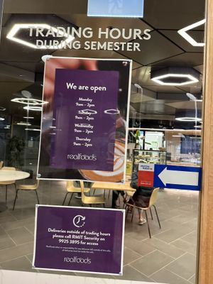   at Realfoods Organic Cafe in Melbourne