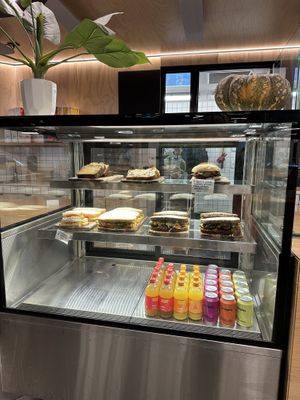 Usually more choice… just opened… usually also have cake… will have more choice again after Easter break😄  at Realfoods Organic Cafe in Melbourne