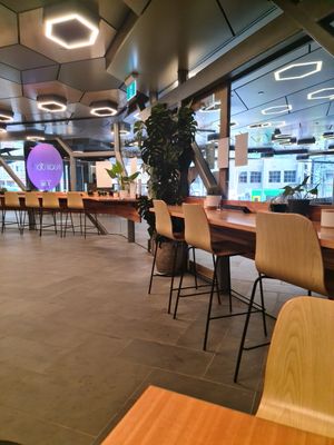 Inside at Realfoods Organic Cafe in Melbourne