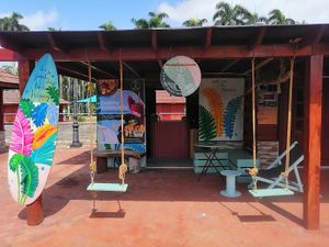 A front view of our shop.. at Healthy Community Suriname in Paramaribo