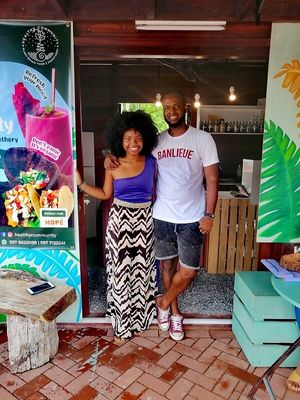 Hello from the owners 👋🏾 at Healthy Community Suriname in Paramaribo