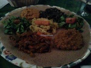 vegan meal for 2...yummy! at Cafe Desta in Tucson