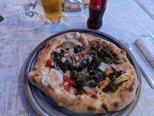 Vegan Pizza 🍕 at Pizzeria la Lampara in Brescia