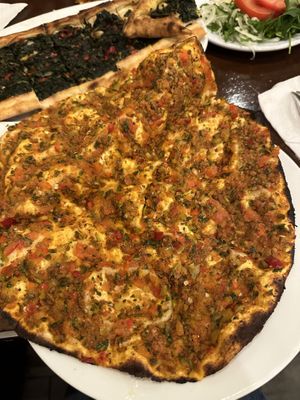 Vegan lahmacun  at Kimyon Kadiköy in Istanbul