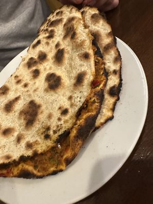 Vegan lahmacun  at Kimyon Kadiköy in Istanbul