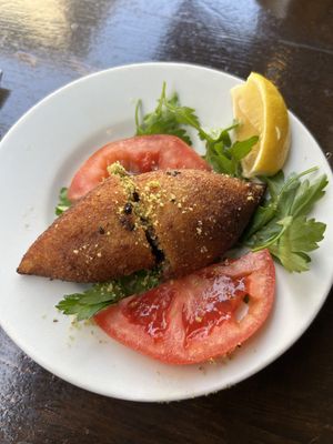 Içli köfte  at Kimyon Kadiköy in Istanbul