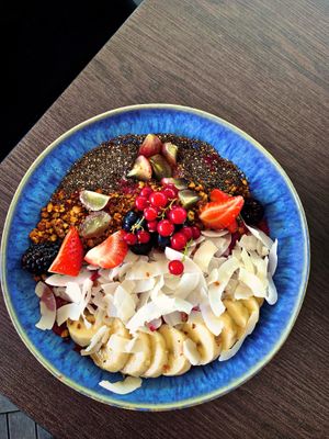 Berry Bowl with homemade Granola at Munich in Lagos