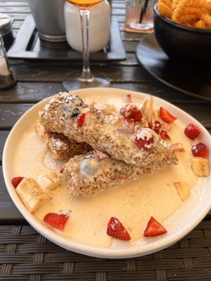 Vanilla French toast rolls  at Munich in Lagos