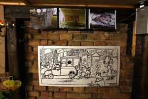 decoration at Macska in Budapest